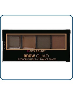 City Color - Brow Quad Medium (POMADA Y SOMBRAS)
